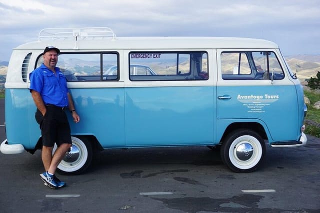 Craig your tour guide at Te Mata Peak, enjoy the spectacular views!